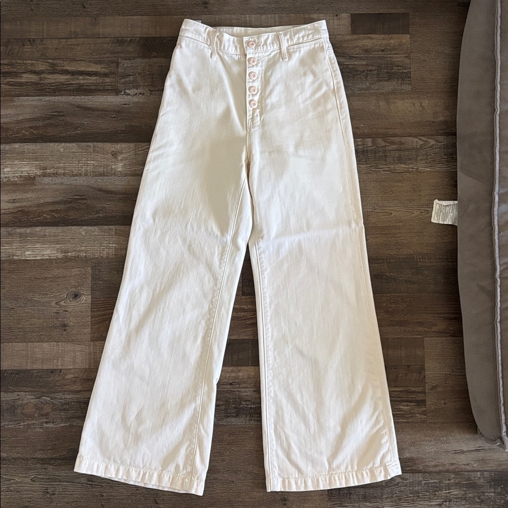 MOTHER Pixie Swooner Roller Flood Jean